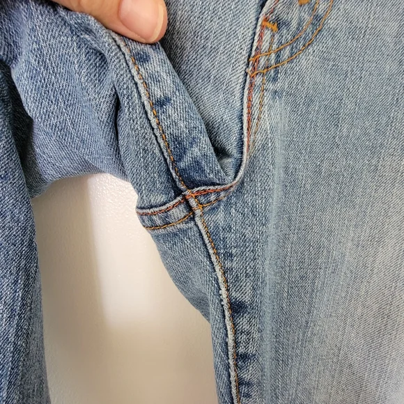 Levi's 515 Bootcut Mid-rise Stretch 12P Jean Y2K denim - Picture 7 of 9